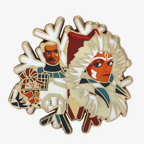 Her Universe Jewelry - Holiday Ahsoka Tano & Captain Rex Pin #180